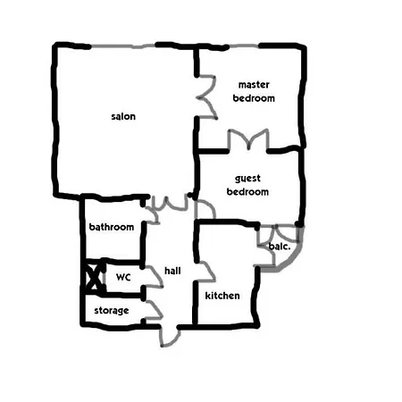 Js Flats - District Vii - Downtown - 2br And Balcony * Будапешт